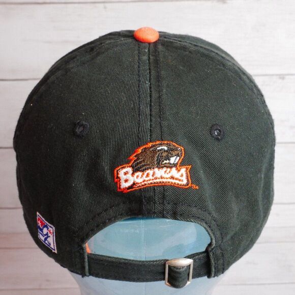 The Game Beavers Oregon State Black Orange Adult Baseball Cap Adjustable Embroid - Picture 3 of 9